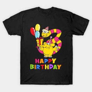 3rd Birthday Party 3 Year Old Three Years T-Shirt